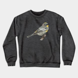 Yellow-Rumped Warbler Digital Painting Crewneck Sweatshirt